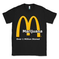 Black marijuana over 1 million stoned Classic Tee - artisFamous