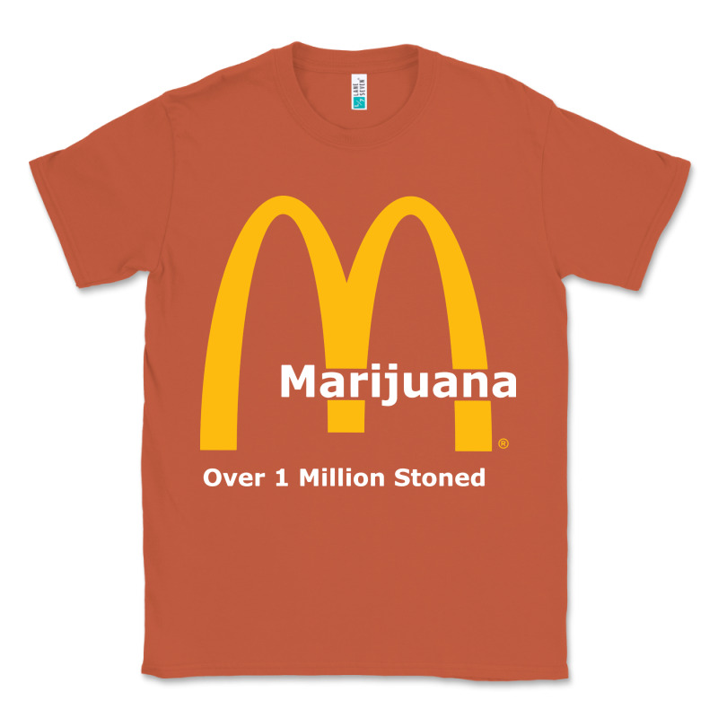Marijuana Over 1 Million Stoned Classic Tee by artisFamous | Teevron