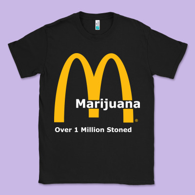 Marijuana Over 1 Million Stoned Classic Tee Designed By Artisfamous