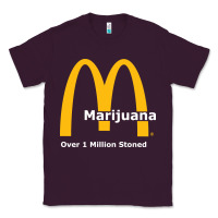 Plum marijuana over 1 million stoned Classic Tee - artisFamous