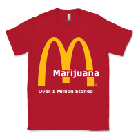 Red marijuana over 1 million stoned Classic Tee - artisFamous