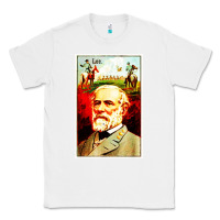 White lee Confederate General Classic Tee - artisFamous