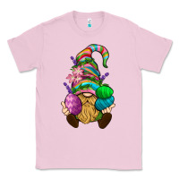 Bubblegum Pink Easter Holding Eggs Gnome Classic Tee - BundleAndBundleShop