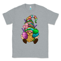 Heather Grey Easter Holding Eggs Gnome Classic Tee - BundleAndBundleShop