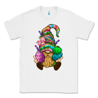 White Easter Holding Eggs Gnome Classic Tee - BundleAndBundleShop