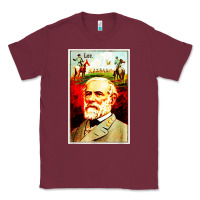 Burgundy lee Confederate General Classic Tee - artisFamous