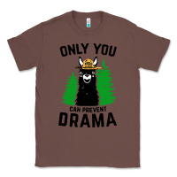 Chestnut only you can prevent drama llama Classic Tee - artisFamous