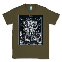 Army Green hecate tarot card triple moon goddess witch wiccan pagan Classic Tee - artisFamous