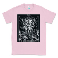 Bubblegum Pink hecate tarot card triple moon goddess witch wiccan pagan Classic Tee - artisFamous