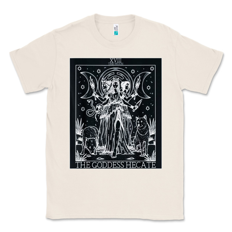 Hecate Tarot Card Triple Moon Goddess Witch Wiccan Pagan Classic Tee by artisFamous | Teevron