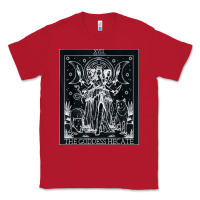Red hecate tarot card triple moon goddess witch wiccan pagan Classic Tee - artisFamous