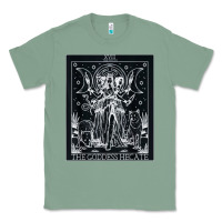 Sage hecate tarot card triple moon goddess witch wiccan pagan Classic Tee - artisFamous