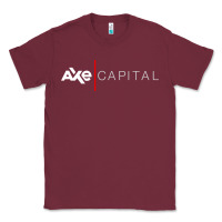 Burgundy axe capital Classic Tee - artisFamous