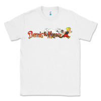 White Dennis the Menace funny cartoon movie Classic Tee - artisFamous