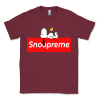 Burgundy snoopreme Classic Tee - artisFamous