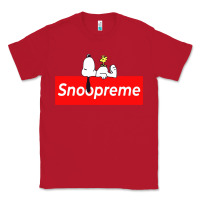 Red snoopreme Classic Tee - artisFamous