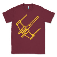 Burgundy x wing starfighter Classic Tee - artisFamous