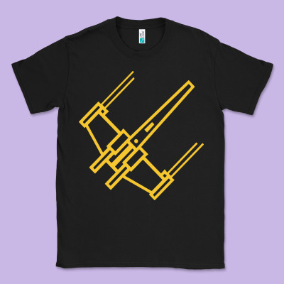 X Wing Starfighter Classic Tee Designed By Artisfamous