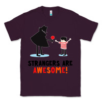 Plum strangers are awesome Classic Tee - artisFamous