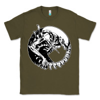 Army Green xenomorph Classic Tee - artisFamous