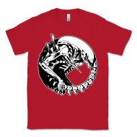 Red xenomorph Classic Tee - artisFamous