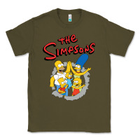 Army Green the simpsons funny family Classic Tee - artisFamous