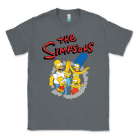 Charcoal Heather the simpsons funny family Classic Tee - artisFamous