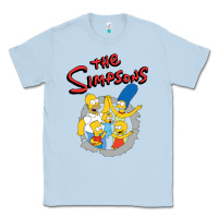 Dusty Blue the simpsons funny family Classic Tee - artisFamous