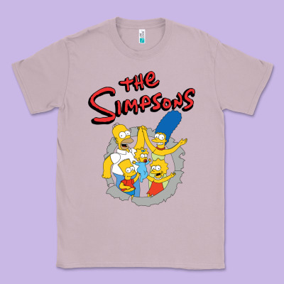 The Simpsons Funny Family Classic Tee Designed By Artisfamous