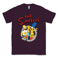 Plum the simpsons funny family Classic Tee - artisFamous