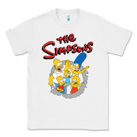 White the simpsons funny family Classic Tee - artisFamous