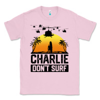 Bubblegum Pink summer vacation charlie don't surf Classic Tee - artisFamous