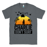 Charcoal Heather summer vacation charlie don't surf Classic Tee - artisFamous