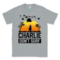 Heather Grey summer vacation charlie don't surf Classic Tee - artisFamous