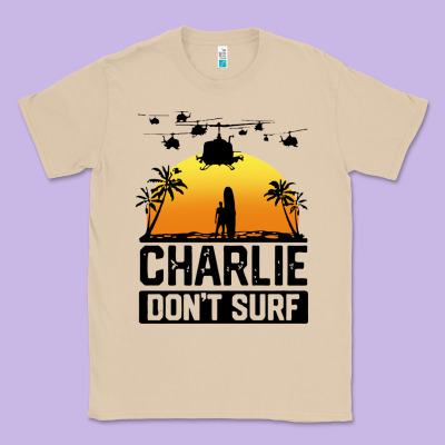 Summer Vacation Charlie Don't Surf Classic Tee Designed By Artisfamous