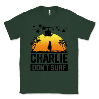 Sports Green summer vacation charlie don't surf Classic Tee - artisFamous
