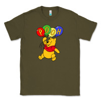 Army Green hunny the pooh Classic Tee - artisFamous