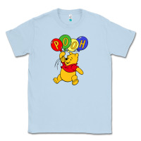 Dusty Blue hunny the pooh Classic Tee - artisFamous