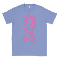 Colony Blue Pink Ribbon Classic Tee - artisFamous