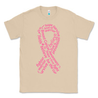 Mushroom Pink Ribbon Classic Tee - artisFamous