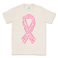 Natural Pink Ribbon Classic Tee - artisFamous