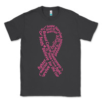 Smoke Pink Ribbon Classic Tee - artisFamous