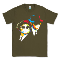Army Green blues brothers Classic Tee - artisFamous