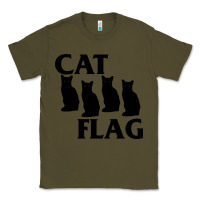 Army Green cat flag Classic Tee - artisFamous