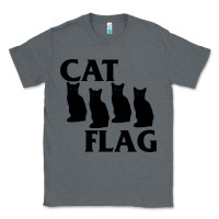 Charcoal Heather cat flag Classic Tee - artisFamous