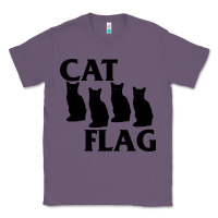 Lavender cat flag Classic Tee - artisFamous