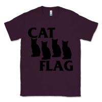 Plum cat flag Classic Tee - artisFamous