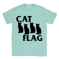 Seafoam cat flag Classic Tee - artisFamous
