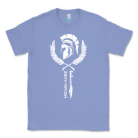 Colony Blue sparta krieger fitness   molon labe Classic Tee - artisFamous