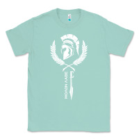 Seafoam sparta krieger fitness   molon labe Classic Tee - artisFamous
